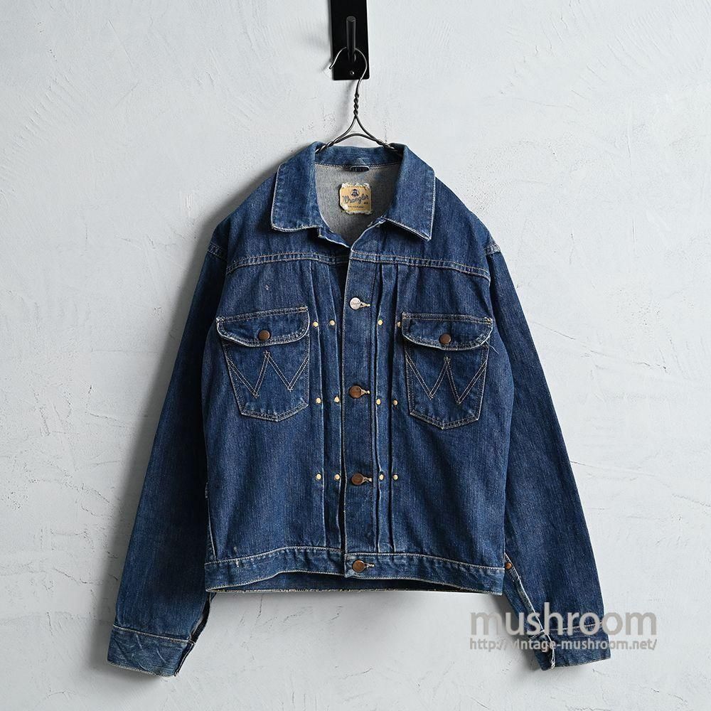 WRANGLER 111MJ DENIM JACKET(1950'S/GOOD CONDITION/SZ 40 WRANGLER 111MJ DENIM JACKET(1950'S/GOOD CONDITION/SZ 40