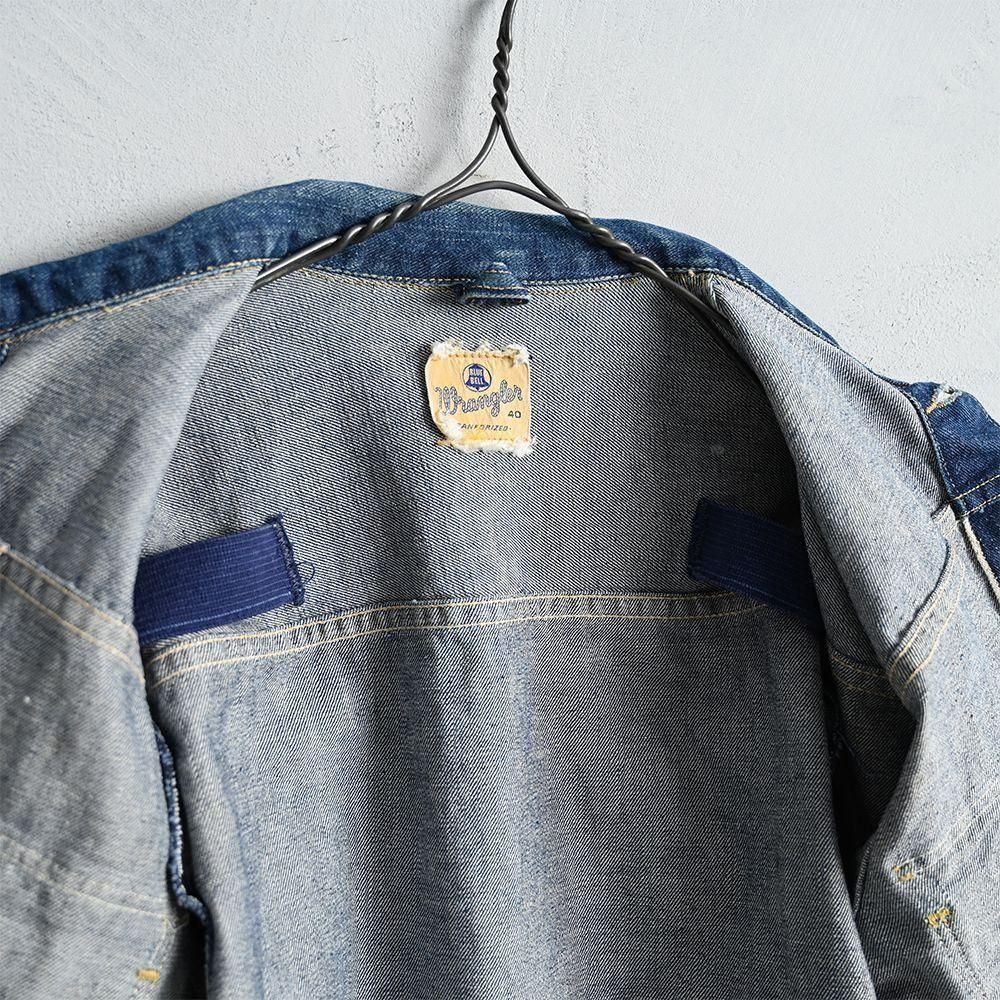 WRANGLER 111MJ DENIM JACKET(1950'S/GOOD CONDITION/SZ 40 WRANGLER 111MJ DENIM JACKET(1950'S/GOOD CONDITION/SZ 40