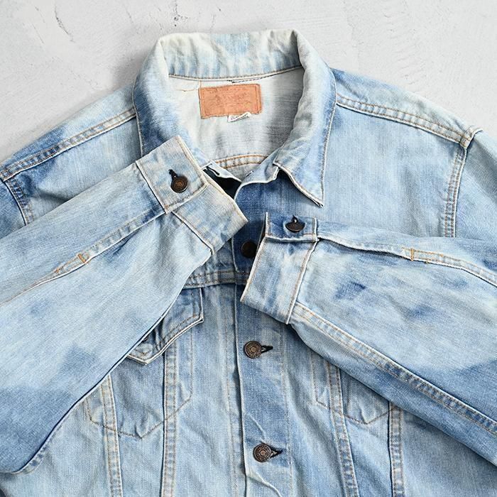 LEVI'S 70505-0217 BIGE DENIM JACKET(AMAZING BLEACH/SUPER LEVI'S 70505-0217 BIGE DENIM JACKET(AMAZING BLEACH/SUPER