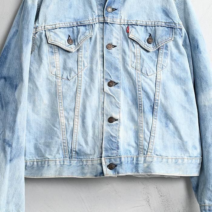 LEVI'S 70505-0217 BIGE DENIM JACKET(AMAZING BLEACH/SUPER LEVI'S 70505-0217 BIGE DENIM JACKET(AMAZING BLEACH/SUPER