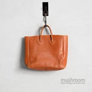 L.L.BEAN LEATHER CARRYALL BAG1980'S/GOOD CONDITION