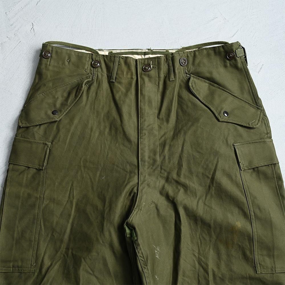 U.S.ARMY M-1951 FIELD TROUSER with UNUSUAL DETAIL('52 U.S.ARMY M-1951 FIELD TROUSER with UNUSUAL DETAIL('52