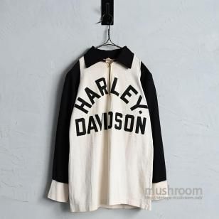 HARLEY-DAVIDSON TWO-TONE ATHLETIC JERSEYALMOST DEADSTOCK/MEDIUM
