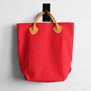 L.L.BEAN LOG CARRY TOTE BAG1980'S/DEADSTOCK/RED