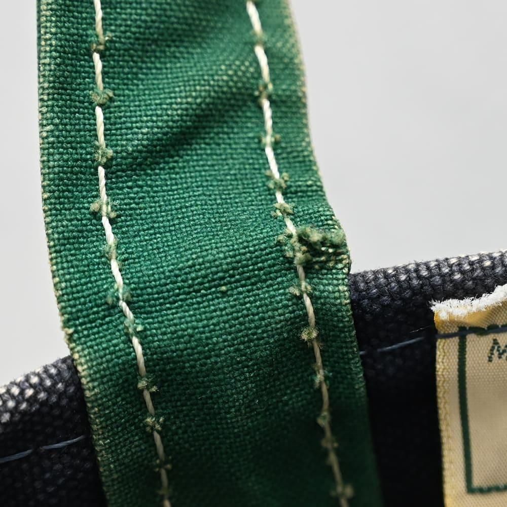L.L.BEAN NVY×GRN MINI DELUXE TOTE（1980'S/AMAZING FADE