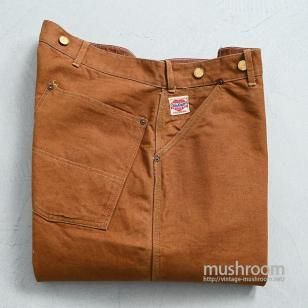 CARHARTT BROWN DUCK PAINTER PANTSVERY GOOD CONDITION/REMOVED BLANKET