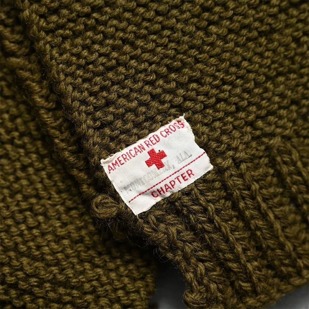 WW2 AMERICAN RED CROSS KNIT MUFFLER（DEADSTOCK） - 古着屋