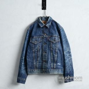 LEVI'S 71205-0217 BIGE DENIM JACKET1960'S/AMAZING HIGE