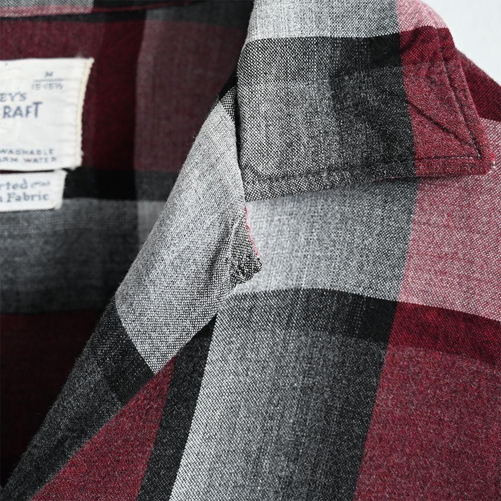 TOWNCRAFT SHADOW PLAID L/S RAYON SHIRT(GOOD CONDITION TOWNCRAFT SHADOW PLAID L/S RAYON SHIRT(GOOD CONDITION