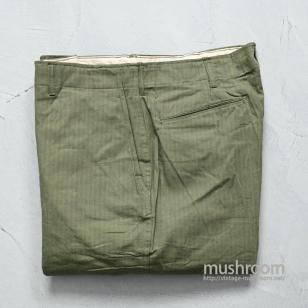 U.S.ARMY HBT TWILL TROUSERS'42/DEADSTOCK/W40L31
