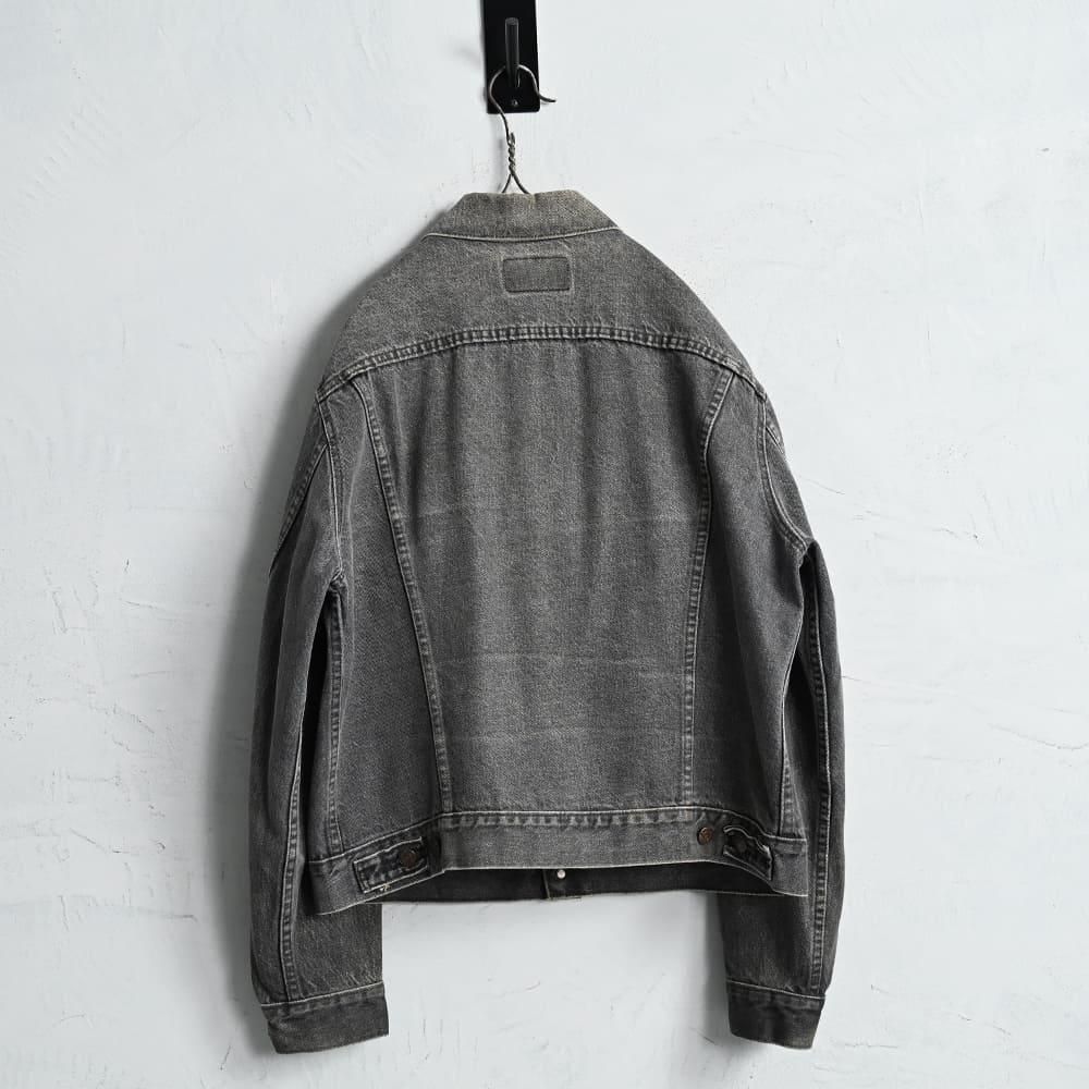 LEVI'S 70506-0259 BLACK DENIM JACKET（1980'S/GOOD CONDITION