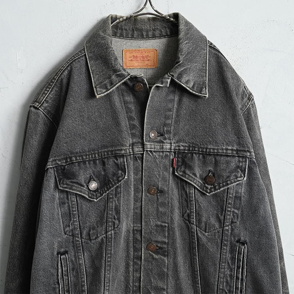 LEVI'S 70506-0259 BLACK DENIM JACKET（1980'S/GOOD CONDITION