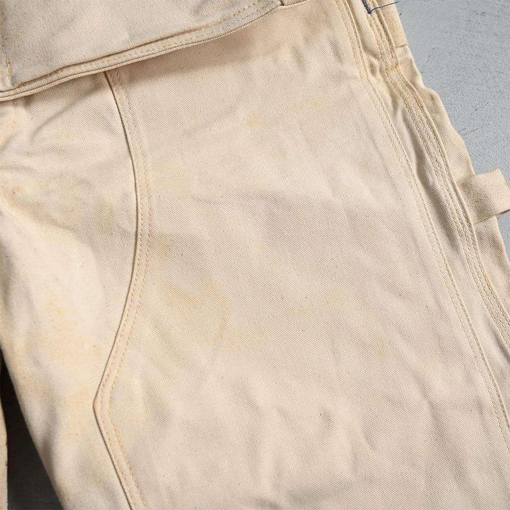 SEARS W/KNEE CANVAS OVERALL with APRON（DEADSTOCK/W40L32