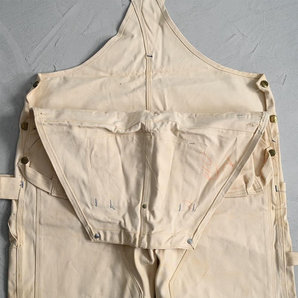 SEARS W/KNEE CANVAS OVERALL with APRON（DEADSTOCK/W40L32