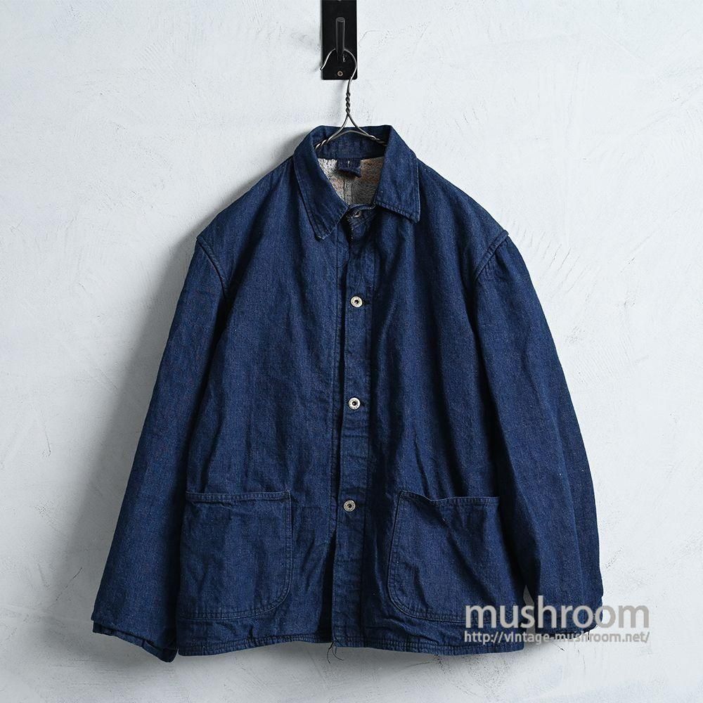 WW2 DOUBLE DUTY 2-POCKET DENIM COVERALL with FLANNEL LINING