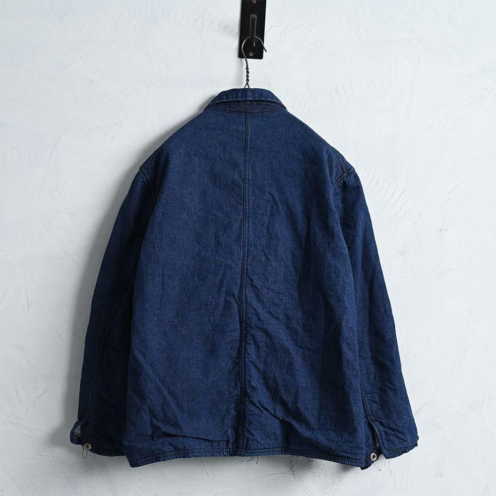 WW2 DOUBLE DUTY 2-POCKET DENIM COVERALL with FLANNEL LINING