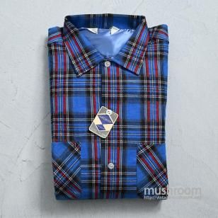 DELTA PLAID L/S PRINT FLANNEL SHIRTDEADSTOCK/LARGE