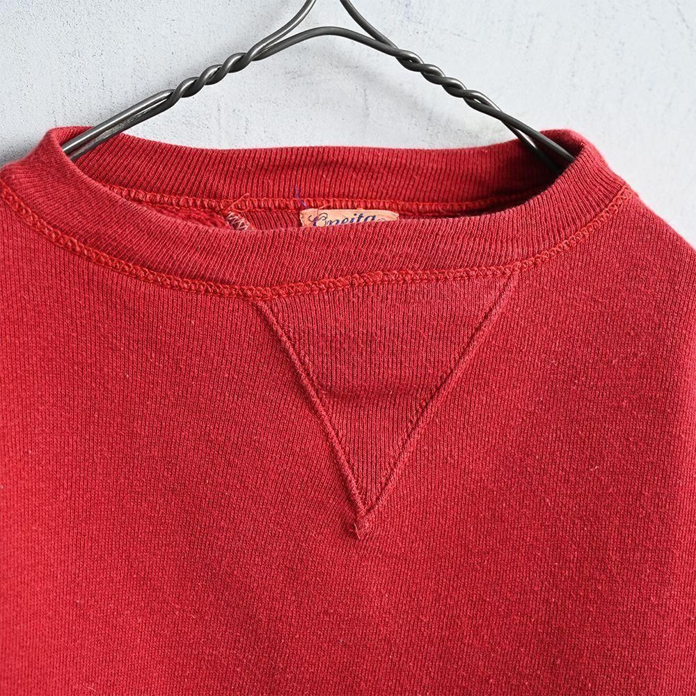 ONEITA W/V SWEAT SHIRT with BACK PRINT（1940'S/RARE COLOR