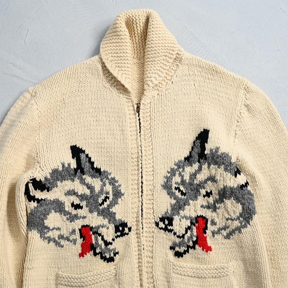 OLD ”WOLF PATTERN” COWICHAN JACKET（1960'S/VERY GOOD