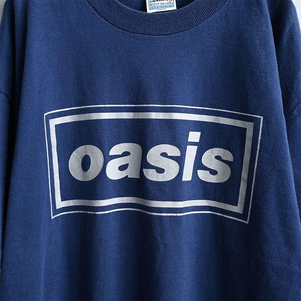 oasis ヴィンテージ　ネブワース　Tシャツ OASIS オアシス (10月 来日 記念 ) - Knebworth Vertical Stripe