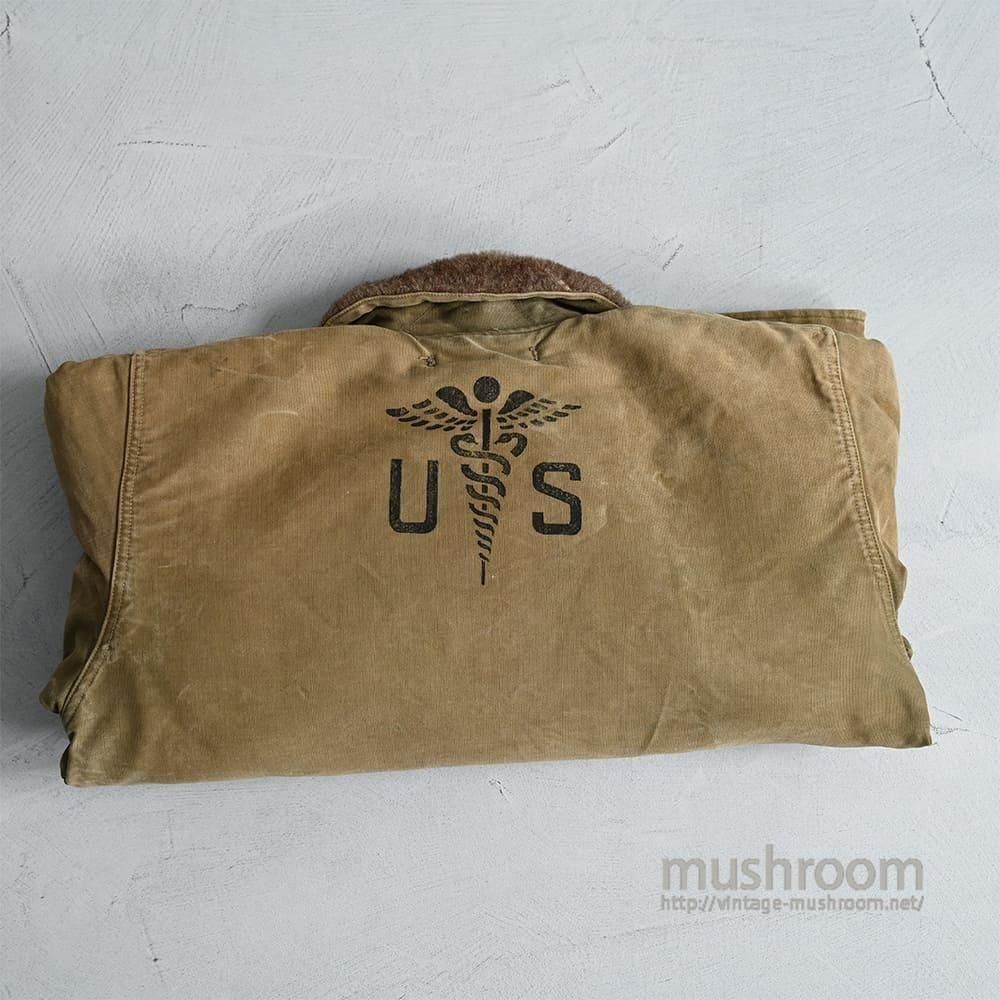 U.S.NAVY N-1 DECK JACKET with STENCIL1940'S/MEDICAL STENCIL
