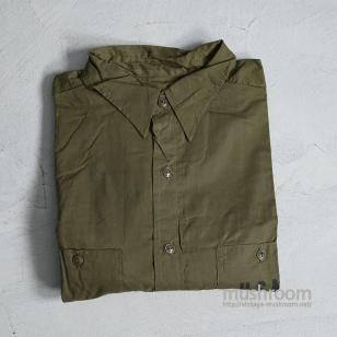 U.S.NAVY COTTON POPLIN UTILITY SHIRT1940'S/DEADSTOCK/SZ 17 1/2