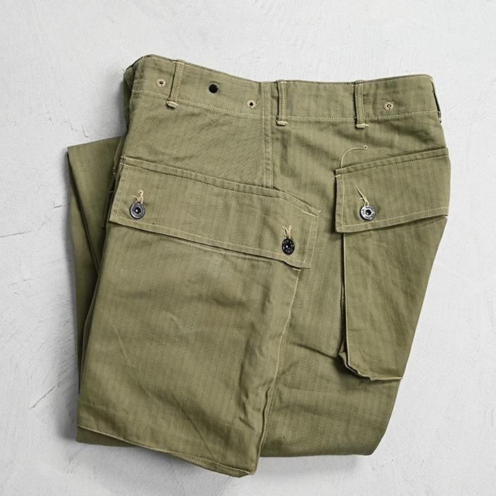 WW2 USMC P-44 HBT TROUSERSDEADSTOCK or ONE WASHED/W30