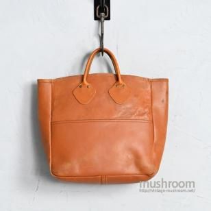 L.L.BEAN LEATHER CARRYALL BAG1980'S/GOOD CONDITION