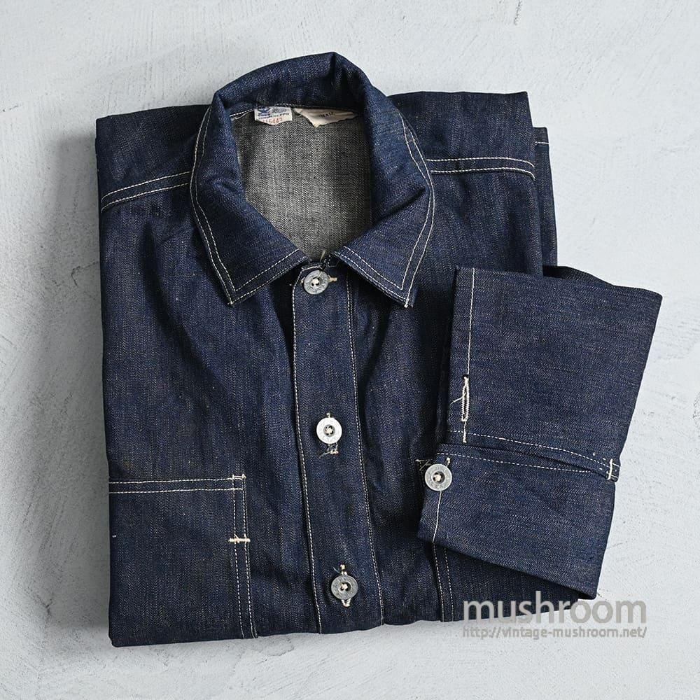 U.S.ARMY DUNGAREE DENIM JUMPER with NRA LABELSMALL/DEADSTOCK