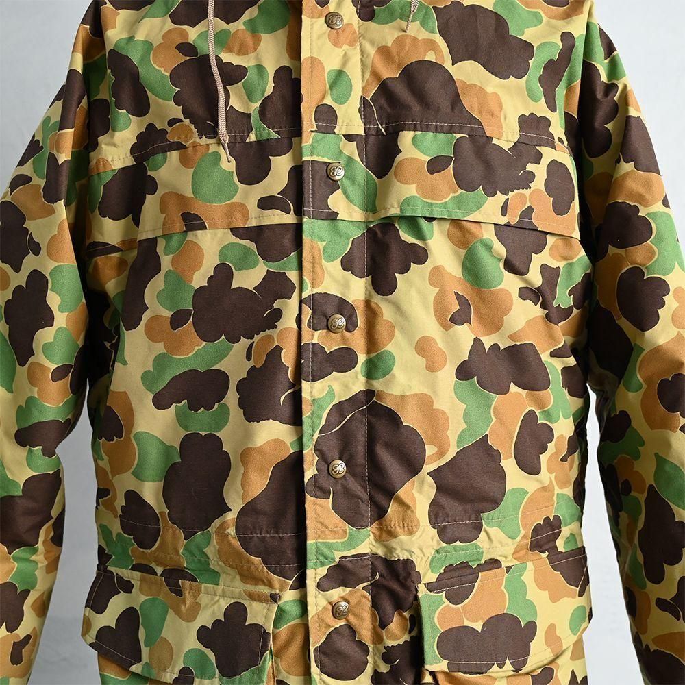 EDDIE BAUER DUCK-HUNTER CAMO DOWN JACKET with HOODY（ALMOST