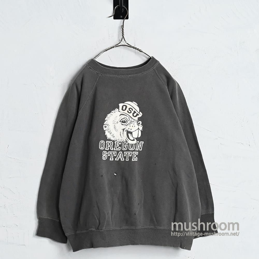 grunge vintage フェードブリーチ ボロスウェット 褪色 ダメージ