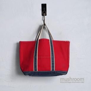 L.L.BEAN REDNVY DELUXE TOTE1980'S/GOOD CONDITION/LARGE