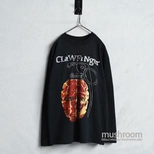 CLAWFINGER MUSIC L/S T-SHIRT by SCREEN STARS1990'S/GOOD CONDITION/LARGE