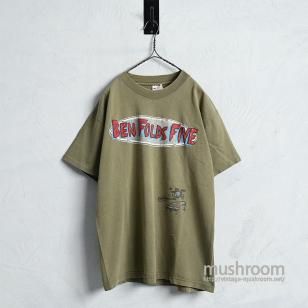 BEN FOLDS FIVE MUSIC T-SHIRT by Murina1990'S/GOOD CONDITION/X-LARGE