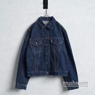 LEVI'S 70505-0317 BIGE DENIM JACKETDARK COLOR/REMOVED BLANKET