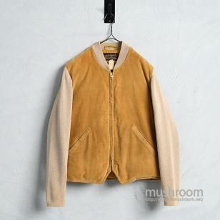 EDDIE BAUER KNIT SLEEVE CORDUROY DOWN JACKETGOOD CONDITION/MEDIUM