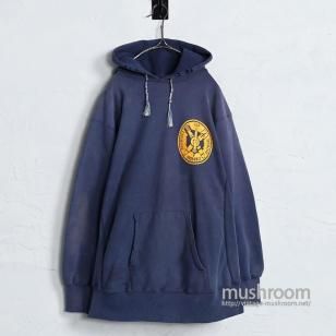 CHAMPION USN EXPLOSIVE DISPOSAL ORDNANCE REVERSE WEAVE HOODY1980'S/GOOD FADE/X-LARGE