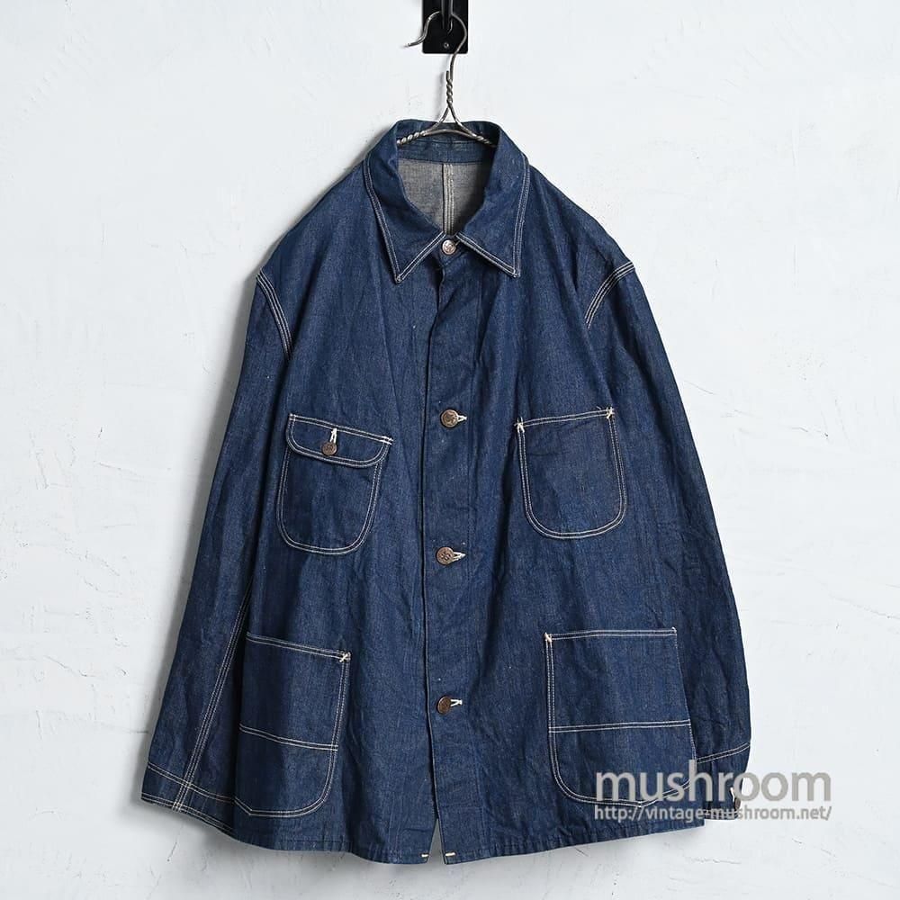 Pre WW2 ERA STRONG RELIABLE DENIM COVERALLSUPER DARK COLOR & VERY GOOD CONDITION