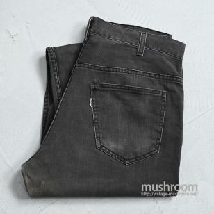 LEVI'S 518 BIGE BLACK KATSURAGI PANTS1960'S/GOOD FADE & GOLDEN SIZE