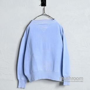 OLD W/V SWEAT SHIRT with UNUSUAL COLORAround 1940'S/BIG SIZE 