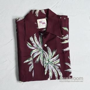 KAHANAMOKU S/S HAWAIIAN SHIRTAround 1940'S/ALMOST DEADSTOCK/MEDIUM