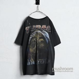 2 PAC AGAINST ALL ODDS BOOTLEG RAP T-SHIRTAround 1990'S/AMAZING FADE