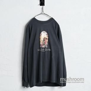 4 LITTLE GIRLS MOVIE  L/S T-SHIRT by SPIKE LEE1990'S/GOOD FADE/LARGE