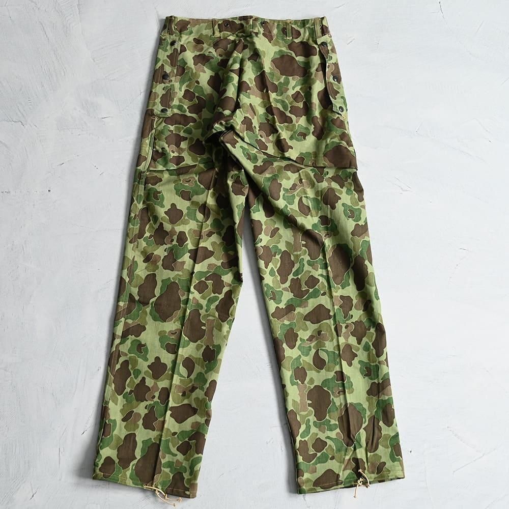 デッドストック 40s USMC P-44 ダックハンターカモ HBT W34 WW2 USMC