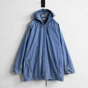 REI FULL-ZIP VENTILE COTTON ANORAK Around 1960'S/GOOD CONDITION & GOOD FADE/LARGE