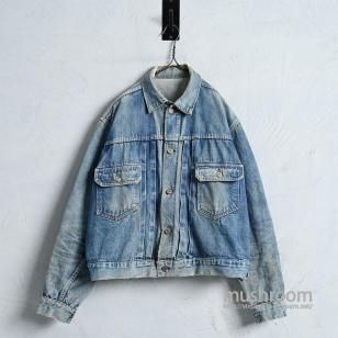 LEVI'S 507 DENIM JACKETSUPER RARE/AMAZING FADE