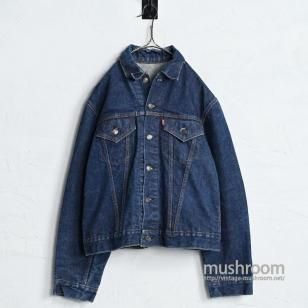 LEVI'S 70505-0317 BIGE DENIM JACKETBIG SIZE/DARK COLOR/REMOVED BLANKET