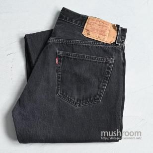 LEVI'S 501-0660 BLACK JEANS'00/GOOD CONDITION/W34L32