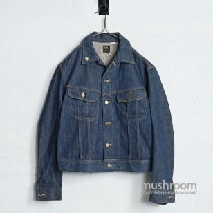 Lee 220 DENIM JACKETAround 1980'S/JUST-WASHED & MINT CONDITION