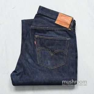 LEVI'S 501XX JEANS with LEATHER PATCHSUPER DARK COLOR/W35L34